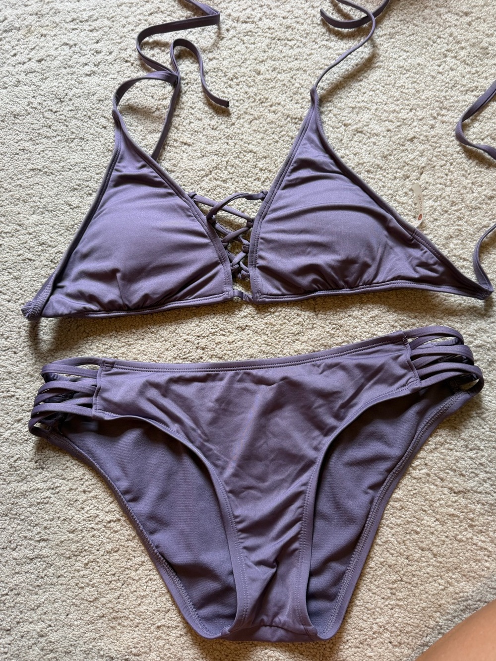 Purple swim suit